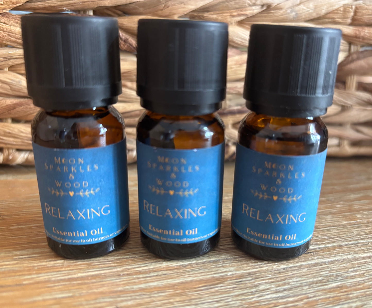 Moon Sparkles & Wood | Relaxing Pure Essential Oil Blend – 10ml