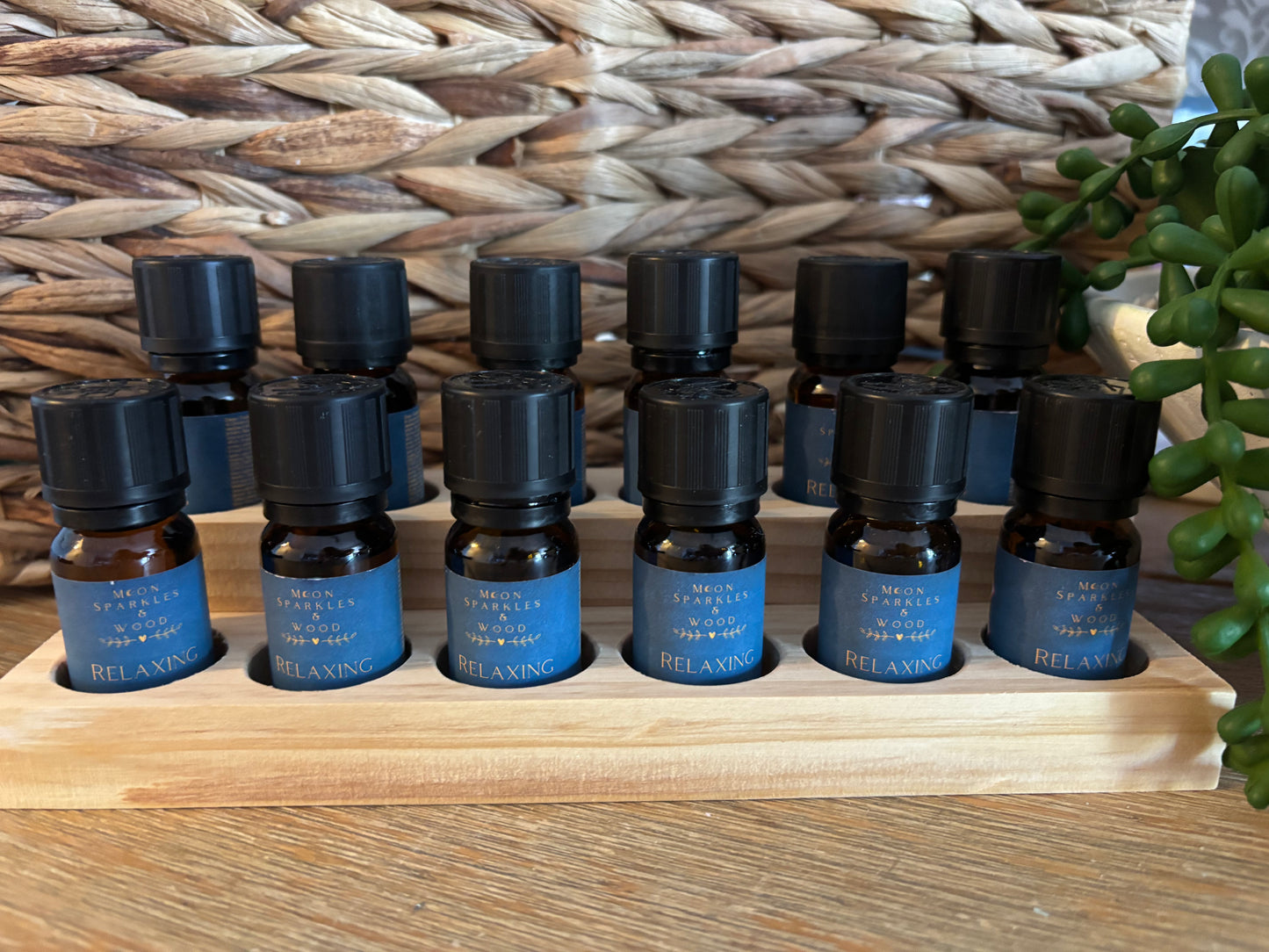 Moon Sparkles & Wood | Relaxing Pure Essential Oil Blend – 10ml