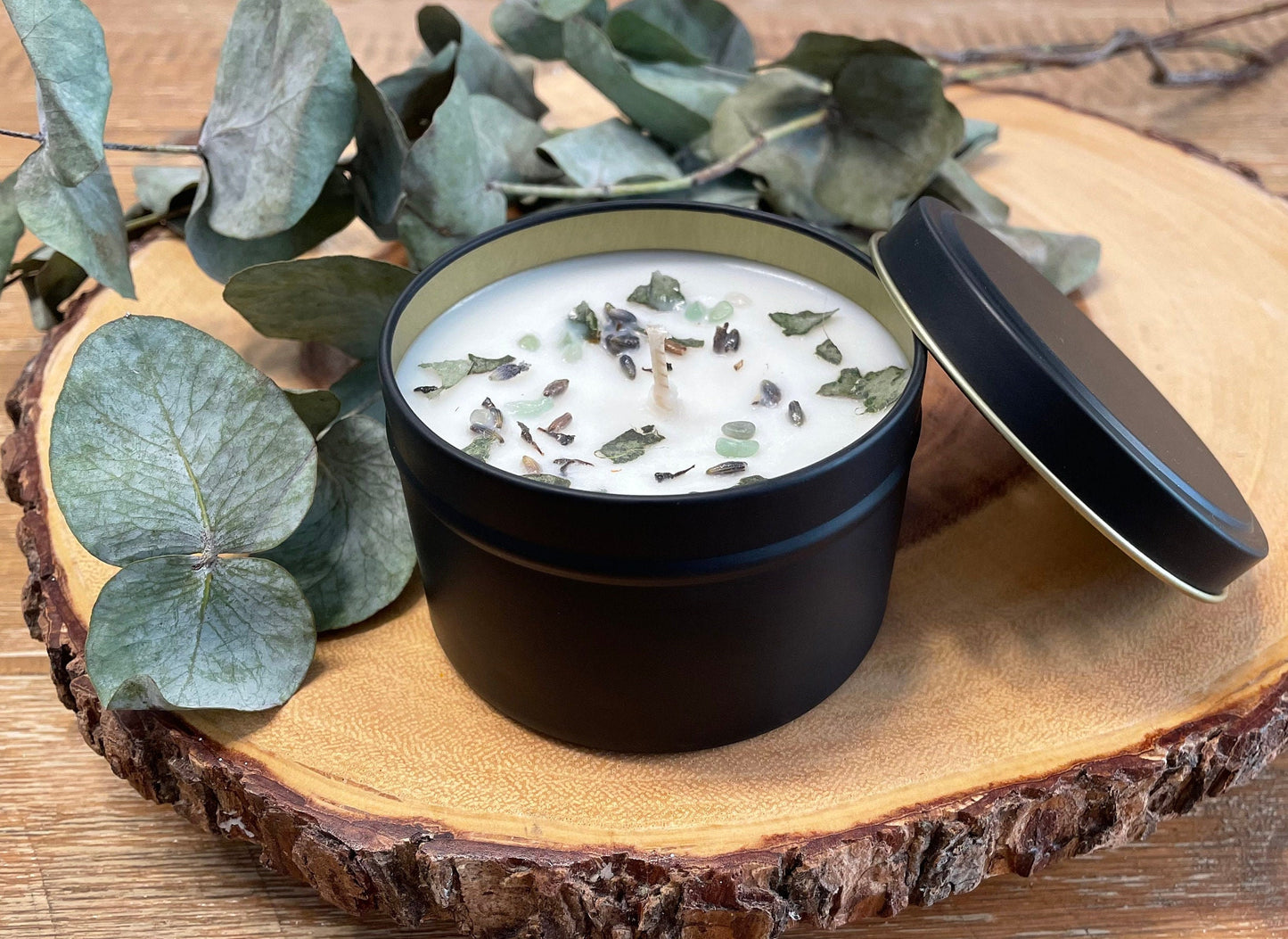 Soothe & Release - our  refreshing Soy wax candle with Eucalyptus & Peppermint fragrance oils. 180g